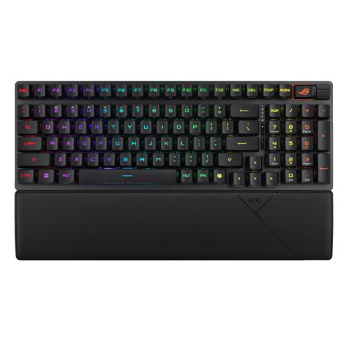 Asus ROG STRIX SCOPE II 96 RX Wireless RGB Mechanical Gaming Keyboard, 96% Layout, Streamer Hotkeys, ROG RX Switches, Multifunction Controls, Black Asus ROG STRIX SCOPE II 96 RX Wireless RGB Mechanical Gaming Keyboard, 96% Layout, Streamer Hotkeys, ROG RX Switches, Multifunction Controls, Black